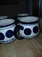 Four Mugs Coffee Or Tea Mugs