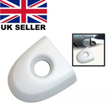 1X Drivers Door Lock Cover Front with Hole White For Nissan Juke & Micra K13