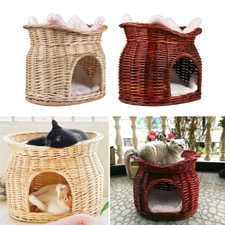 2Tier Woven Wicker Pet Bed