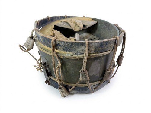 Antique military drum fanfare - antique,