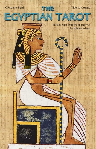 Egyptian tarot book and card - and,