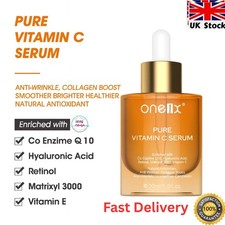 ADVANCED VITAMIN C SERUM Powerful Anti-Aging collagen-Boost Face Serum Day Night