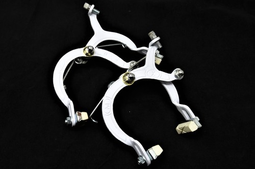 Pair white steel brake - of,