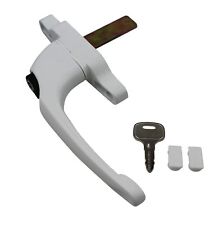 Cadenza Aluminium Window Handle Tongue (spade) Driven White Right Hand  