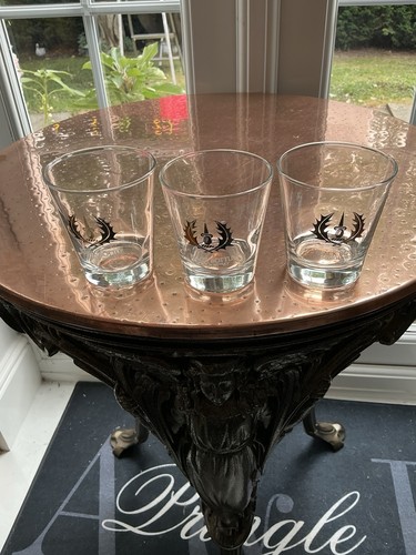 Black bottle whisky glass - black,