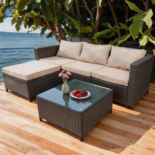 Shape rattan corner - corner, 3x