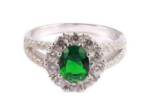 Emerald sterling silver - sterling,
