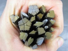 Vintage set of 20 brass