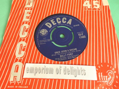 Billy fury once upon a - once,