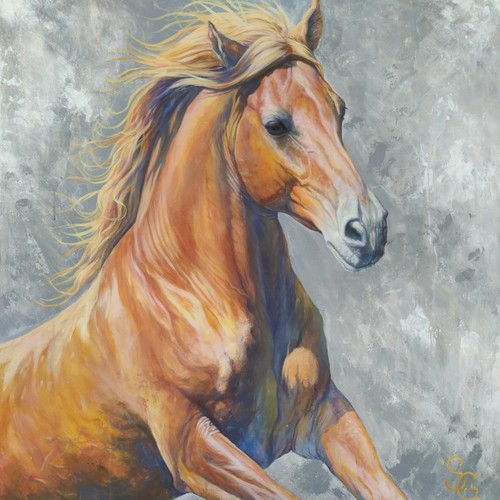 Original painting horse 100 - painting, cm