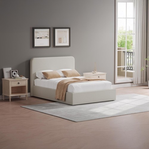 Beige upholstered small - beige,
