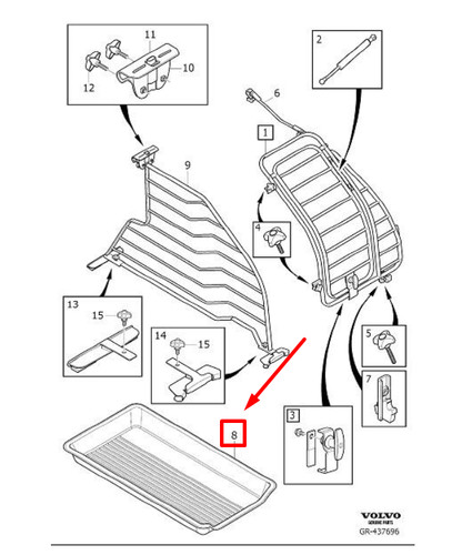 Volvo v90 mk2 rear - v90, divider