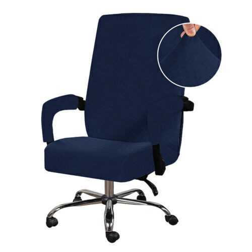 Velvet stretch office chair - stretch,