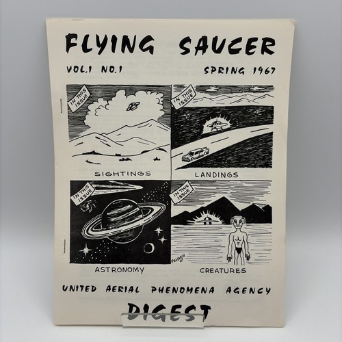Flying saucer digest magazine - saucer,