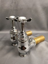 CHROME GLOBE TAPS, NEW OLD
