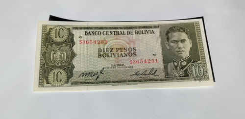 Bolivia 1962 pesos - 10,