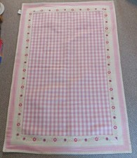 Laura ashley rug - pink, check
