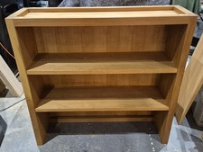 Oak shelving unit. Made by