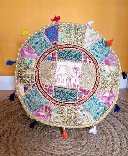 Indian handmade round ethnic - handmade,
