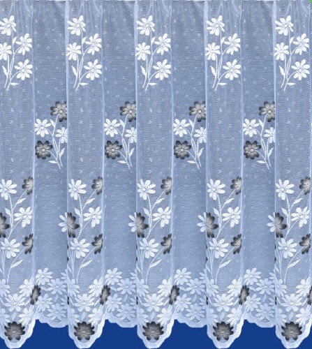Net curtains lemon grey - net, lemon,