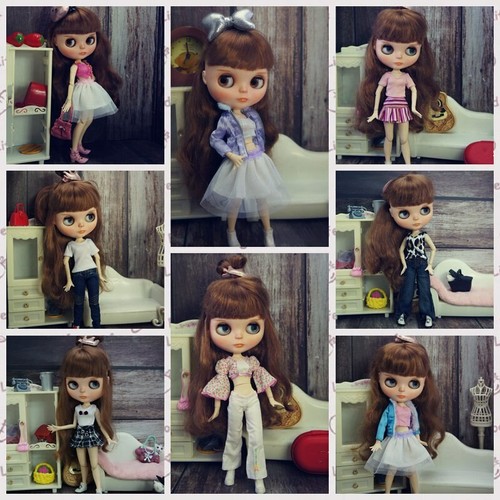 Fashion doll clothes - doll, set