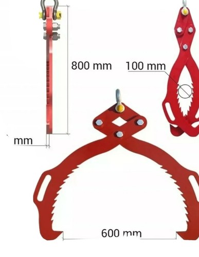 Log pincer grab - log,