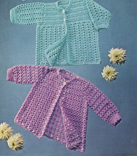 0531 crochet baby matinee - crochet,