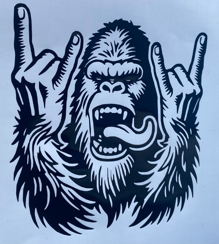 Rock gorilla vinyl - on,