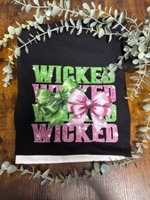 Unisex Heat Transfer Vinyl Printed WICKED Wizard Of Oz T Shirt Film Inspired