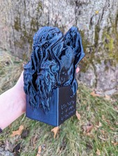 Blue Titanium Cthulhu Statue