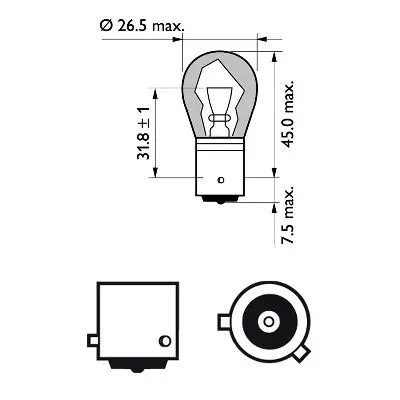10x turn signal lamp bulb - 10x,