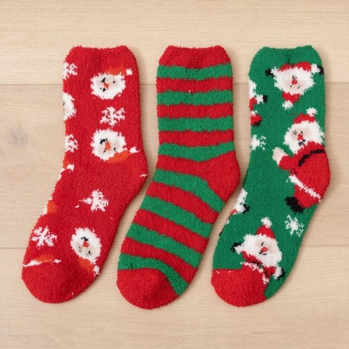 3pcs christmas stocking - 3pcs, deluxe