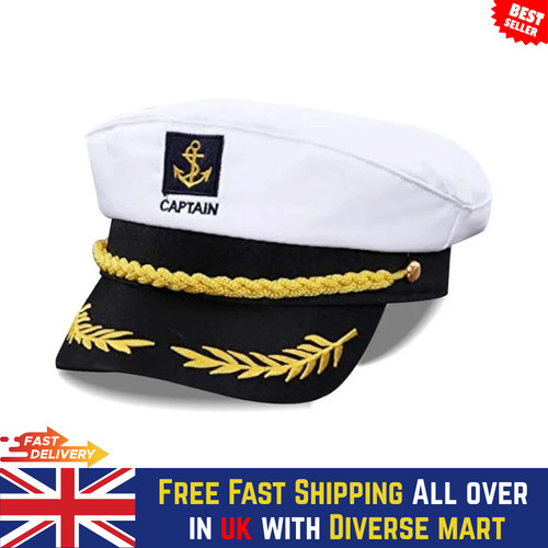 Navy captain hat skipper - hat, yacht