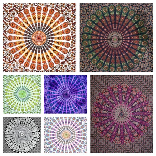 Peacock mandala wall - peacock, hanging