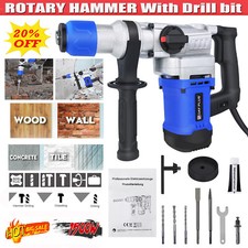 Electric Rotary Jack Hammer Drill Demolition Breaker SDS Plus Chisel Brushless 