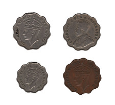 Cyprus Piastre Coins x4 –