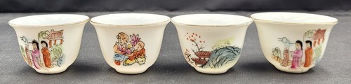 Four miniature japanese - japanese, saki
