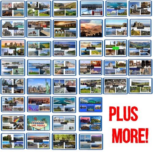 Postcard magnet locations - postcard, 50+