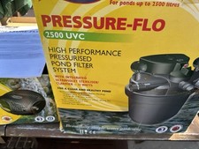 Pond pressure filter and pump