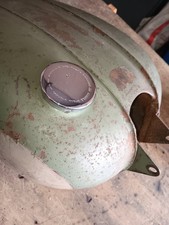 BSA BANTAM D1 PLUNGER PETROL TANK FILLER  CAP & OIL MEASURE RE CHROMED A1 CON'D