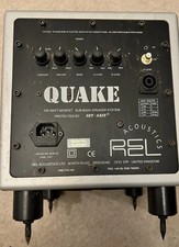 Rel Acoustics Quake 100W MOSFET Sub-Bass Speaker System Silver