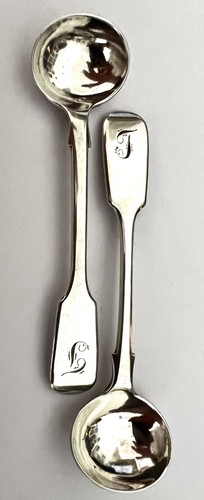 Pair victorian exeter silver - pair,