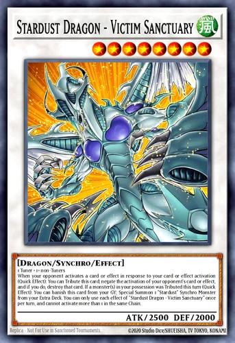 Stardust dragon victim - stardust,