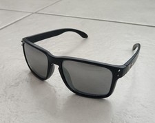 Oakley Holbrook Sunglasses -  Black matt frame Silver Polarized lenses  