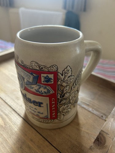 Vintage budweiser beer stein - budweiser,