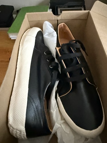 Ymc black leather - black,