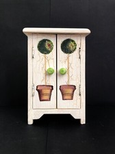 Doll’s house wardrobe 1/12 - hand painted - shabby chic style