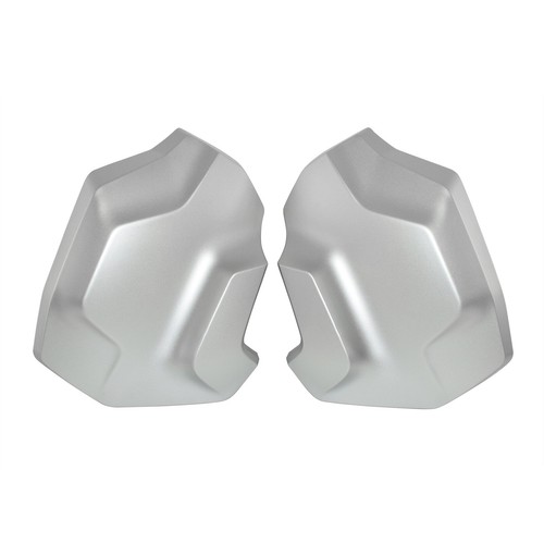 Silver radiator side cover - radiator,