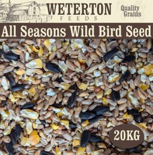 Wild Bird Seed Mix “All Seasons” – 20kg Balanced Feed for Garden Birds, UK