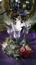 Tussie Mussie Silver Color Victorian Wedding Bouquet Posy Holders (4) Stands New